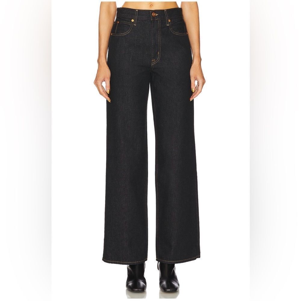 NEW SLVRLAKE Grace Wide Leg Jeans in Empty Sky - Picture 4 of 13